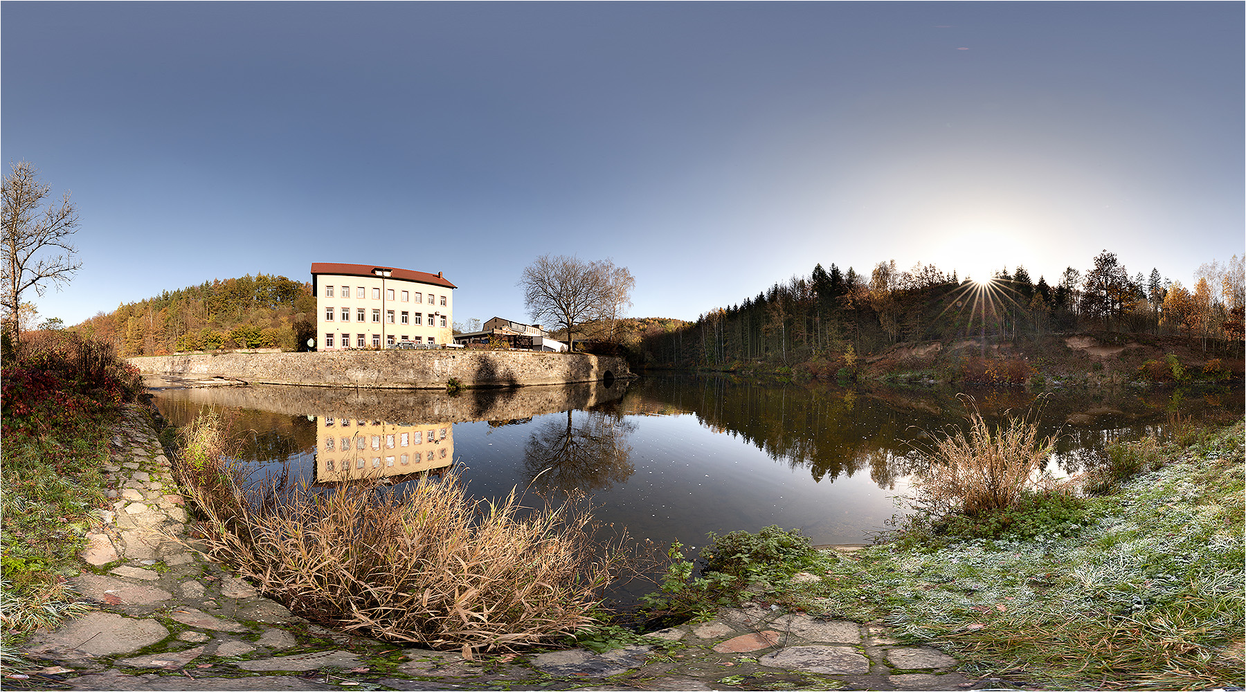  Kugelpanorama einer Natur Szenarie. Copyright by Fotostudio Jörg Riethausen  