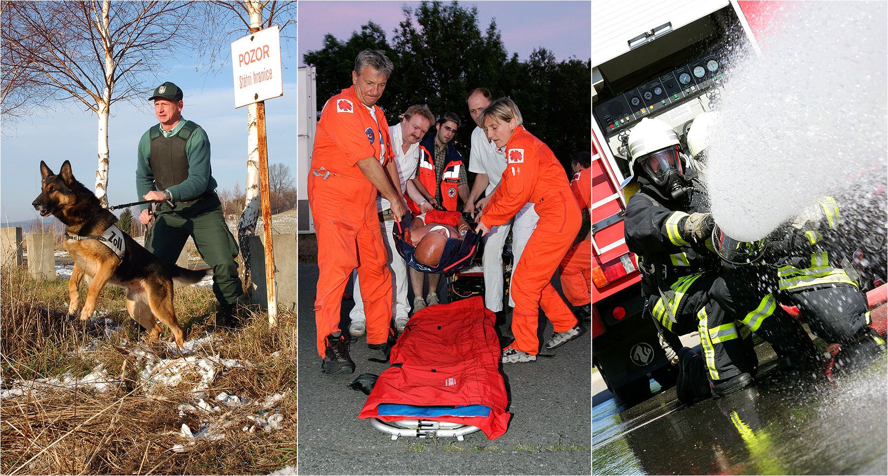  Reportagefotografie. Reportage von Aktionsgeladenen Berufen wie Zollbeamter Hundeführer, Luftrettung und Feuerwehr. Available Light Fotografie. Copyright by Fotostudio Jörg Riethausen 